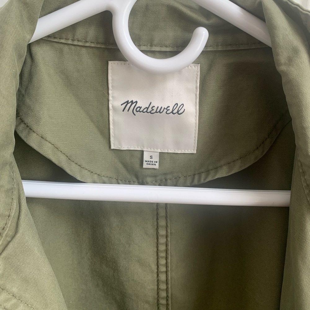 Madewell Fleet Military Jacket Khaki Green Small - Picture 4 of 5